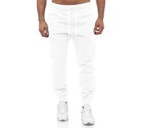 Tazzio Cargohose Herren Cargo Hose Jogger Chino Regular Fit Jeans 16610 (Weiß, S)