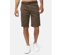 Tazzio Herren Cargo Shorts Cargoshorts inkl. abnehmbarem Gürtel A200 (Khaki, W34)