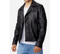 Tazzio Herren Jacke Lederjacke Biker Echtleder L