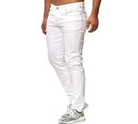 Tazzio Herren Jeans Slim Fit Weiss M533-2 Weiss 34/32
