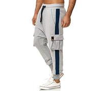 Tazzio Herren Jogginghose Cargohose im Haremstil 19618 Grau XXL