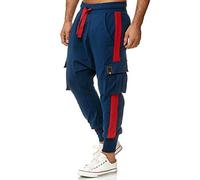 Tazzio Herren Jogginghose Cargohose im Haremstil 19619 (S, Navyblau(618))