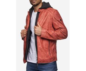 Tazzio Herren Lederjacke Two-in-One Style S