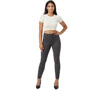 Tazzio Jeans Damen Skinny Fit High Rise Denim Jeanshose Stretch Slim Hose F103 (40, Anthrazit)