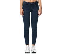 Tazzio Jeans Damen Skinny Fit Stretch Hose Denim Jeanshose Slim F112 (Dunkelblau, 48)