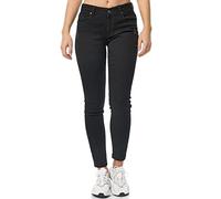 Tazzio Jeans Damen Skinny Fit Stretch Hose Denim Jeanshose Slim F112 (Schwarz, 46)