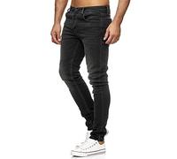 Tazzio Jeans Skinny Fit Herren Jeanshose Stretch Designer Hose Denim 19534 (Anthrazit, 30W/32L)