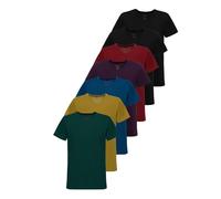Tazzio T-Shirt Herren 7er-Pack V-Ausschnitt Shirt V-Neck Basic E107