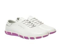 TBS JAZARU Segelschuh, Dream Cruiser (Glattleder), Wechselfußbett, Extra Blanc+Orchidee F7M17 Weiß Gr. 39