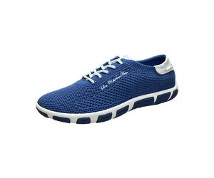 TBS - Schnürhalbschuh bequem blau - Gr. - 40