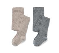 Tchibo - 2 Paar Kinder-Strumpfhosen - Gr. 110/116 - beige