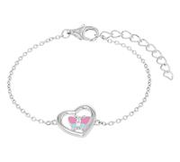 Tchibo - Amor 925 Silber Kinder-Armschmuck »Herz und Schmetterling« - silber