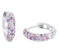 Tchibo - Amor 925 Silber Kinder-Ohrschmuck »Zirkonia« - lila