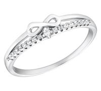 Tchibo - Amor Ring mit Infinity-Symbol - Damen - Gr. 16 - silber