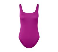 Tchibo - Badeanzug mit strukturierter Oberfläche - Damen - Gr. 38 - dunkelrosa