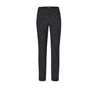 Tchibo - Bedruckte Bengalin-Hose - Damen - Gr. 46 - dunkelgrau/print
