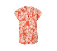 Tchibo - Bedruckte Kurzarmbluse - Damen - Gr. 36 - creme/print