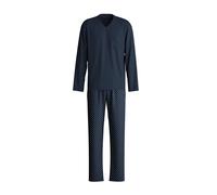 CALIDA Relax Streamline Pyjama Herren | langer Schlafanzug, weiche Interlock-Qualität und formstabiler Komfort