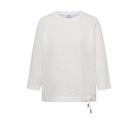 Cecil 3/4-Arm Shirt mit Rundhals in Unifarbe Vanilla White XXL