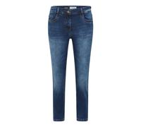Comfort-fit-Jeans CECIL, Herren, Gr. 29, Länge 26, mid blau used wash, Jeans, 78% Baumwolle, 20% Polyester, 2% Elasthan, unifarben, kniebedeckend, Jeans, Middle Waist (54957110-29) mid blau used wash