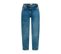 Loose-fit-Jeans CECIL, Damen, Gr. 36, Länge 30, light blau used wash, Jeans, 87% Baumwolle, 11% Polyester, 2% Elasthan, unifarben, lang, Jeans, 5-Pocket-Style (12395725-36) light blau used wash