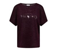 Cecil - Locker geschnittenes T-Shirt mit Frontprint lila/rot - Gr. - S