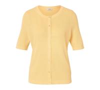Tchibo - Feinstrick-Cardigan mit Leinen - Damen - Gr. XXL - gelb