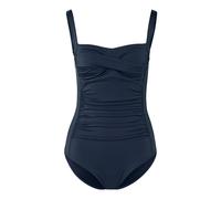 Tchibo - Figurformender Badeanzug - Damen - Gr. 38 - dunkelblau
