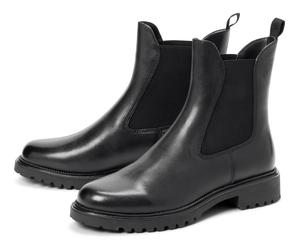 Tchibo - Gefütterte Leder-Boots - Damen - Gr. 42 - schwarz