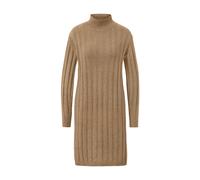 Tchibo - Geripptes Strickkleid mit Stehkragen - Damen - Gr. M - braun