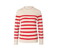 Tchibo - Gestreifter Feinstrickpullover - Damen - Gr. L - creme/gestreift