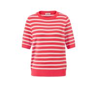 Tchibo - Gestreifter Feinstrickpullover - Damen - Gr. M - creme/gestreift