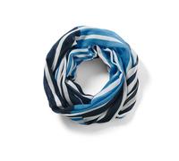 Tchibo - Gestreifter Loop-Schal - dunkelblau