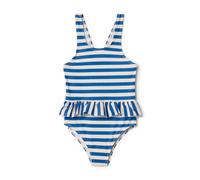 Tchibo - Kinder-Badeanzug - Gr. 110/116 - beige/gestreift