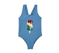 Tchibo - Kinder-Badeanzug mit Wendepailletten - Baby - Gr. 86/92 - blau