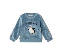 Tchibo - Kinder-Plüsch-Sweatshirt - Baby - Gr. 86/92 - blau