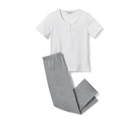 Tchibo - Kinder-Ripp-Pyjama - Mädchen - Gr. 134/140 - weiß
