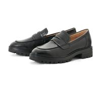 Tchibo - Leder-Loafer - Damen - Gr. 37 - schwarz