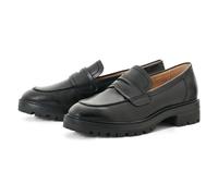 Tchibo - Leder-Loafer - Damen - Gr. 38 - schwarz