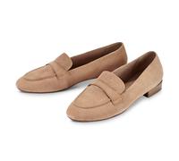 Tchibo - Loafer aus Veloursleder - Damen - Gr. 41 - cognac