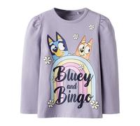 Tchibo - Name IT Kinder-Langarmshirt »Bluey« - Mädchen - Gr. 104 - lila