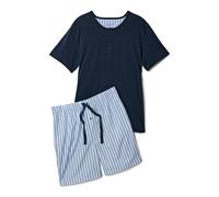 Tchibo - Shorty-Pyjama-Set - Herren - Gr. XXL - weiß/gestreift