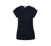 Tchibo - Stricktop mit Ajourmuster - Damen - Gr. XL - dunkelblau
