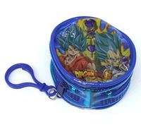 TDL Dragon Ball Z Geldbörse Portemonnaie - Offiziell Lizensiert - 8 cm - Rund - Zip-Verschluss - Schlüsselanhänger - Coin Purse