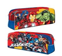 TDL Marvel Avengers Federmäppchen - mit Iron Man, Hulk, Captain America, Thor und mehr - robuster Organizer für die Schule