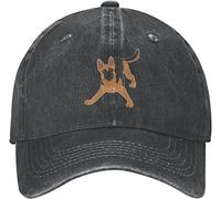 TDTRADD Baseballkappe Deutscher Schäferhund Hut Deutscher Schäferhund Hut für Herren Baseball Cap Lustige Hüte Schwarz, mehrfarbig, Einheitsgröße