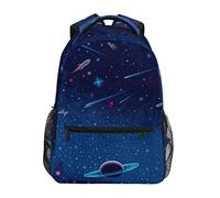 TDTRADD Dinosaurier-Schulrucksack für Kleinkinder im Alter von 5-9 Jahren, Cartoon-Rucksack, Schultasche, Weltall, One size