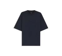 BOSS Orange Relaxed Fit T-Shirt aus reiner Baumwolle Modell 'TE_TILE' in Marine, Größe M
