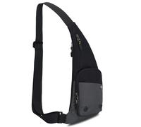 Tealots Sling Bag Anti-Diebstahl Crossbody Persönliche Tasche Tasche Herren Damen Leichte Schultertasche für Reisen Wandern, GRAU