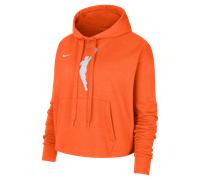 Team 13 Courtside Women's Nike WNBA Cropped Pullover Hoodie Brilliant Orange/Brilliant Orange/White - S